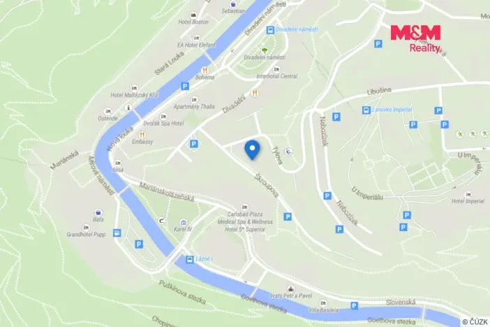 Pronájem bytu 3+1, Karlovy Vary, Škroupova, 96 m2