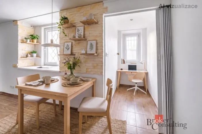 Prodej bytu 1+kk, Písek - Budějovické Předměstí, Mírové nám., 28 m2