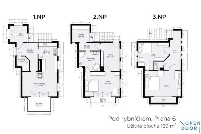 Pronájem rodinného domu, Praha - Suchdol, Pod rybníčkem, 189 m2