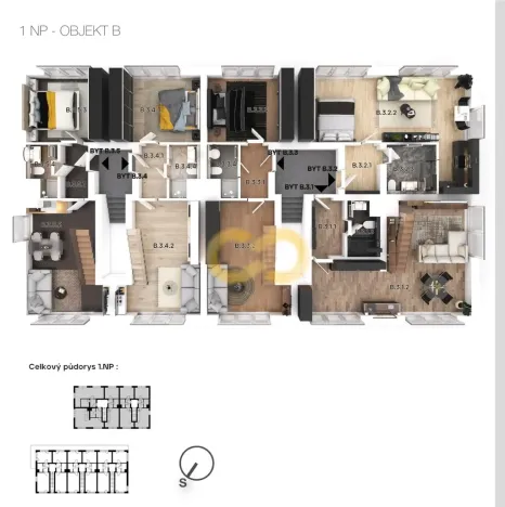 Prodej bytu 2+kk, Nové Hutě, 40 m2