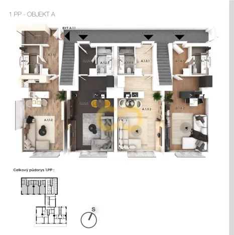Prodej bytu 2+kk, Nové Hutě, 40 m2
