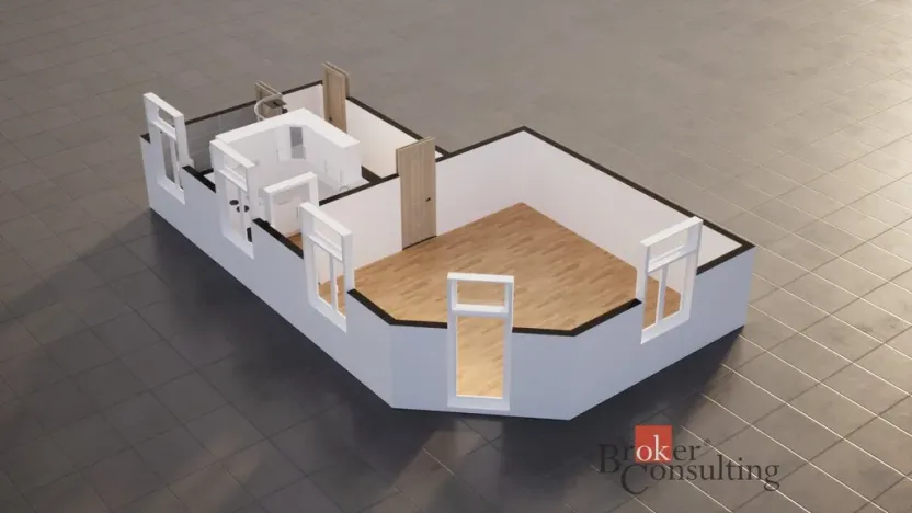 Pronájem bytu 1+kk, Děčín - Děčín II-Nové Město, Příkrá, 42 m2