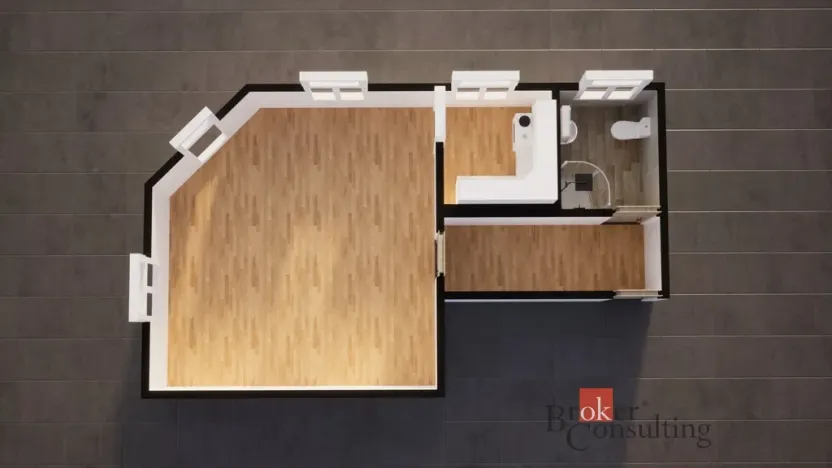 Pronájem bytu 1+kk, Děčín - Děčín II-Nové Město, Příkrá, 42 m2
