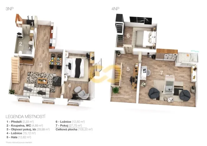 Prodej bytu 2+kk, Zdíkov - Zdíkovec, 105 m2