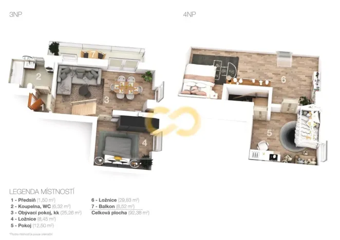 Prodej bytu 2+kk, Zdíkov - Zdíkovec, 94 m2