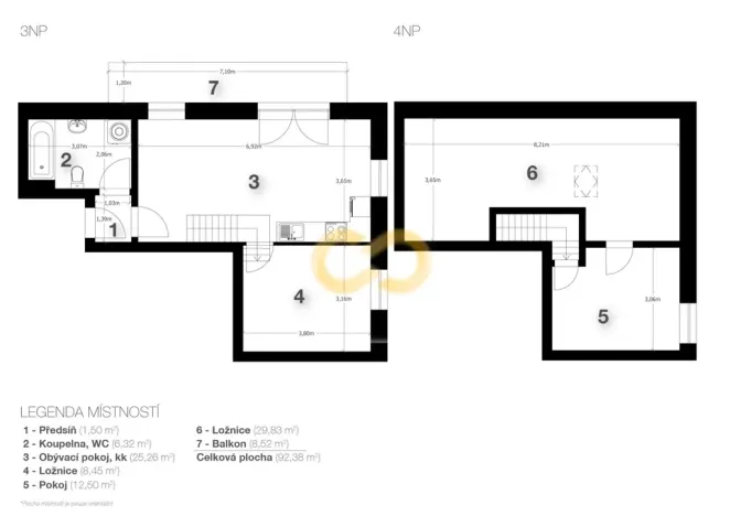 Prodej bytu 2+kk, Zdíkov - Zdíkovec, 94 m2