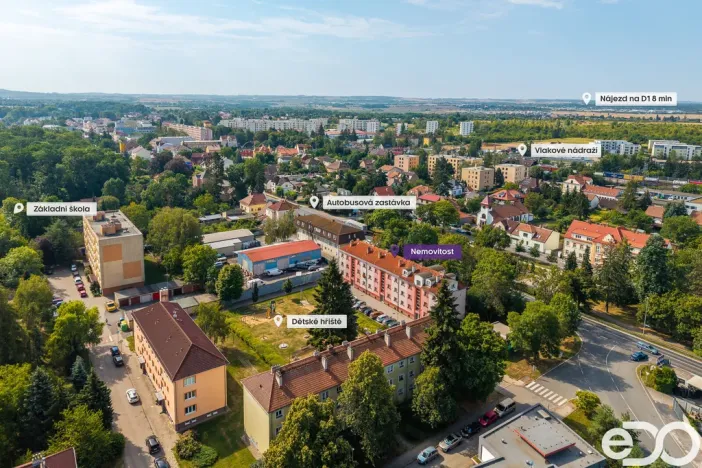 Prodej bytu 3+kk, Praha - Uhříněves, V bytovkách, 50 m2