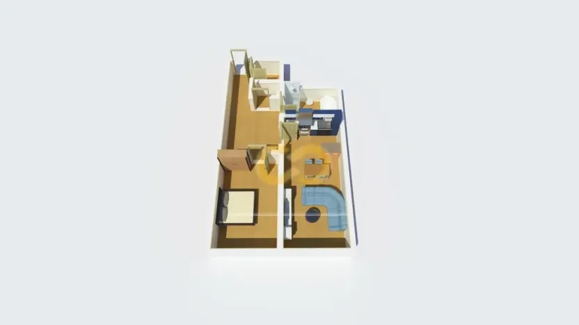 Pronájem bytu 2+kk, Písek - Vnitřní Město, Alšovo nám., 66 m2