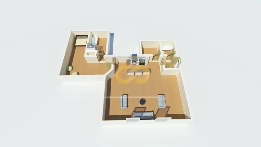 Pronájem bytu 2+kk, Písek - Vnitřní Město, Alšovo nám., 146 m2