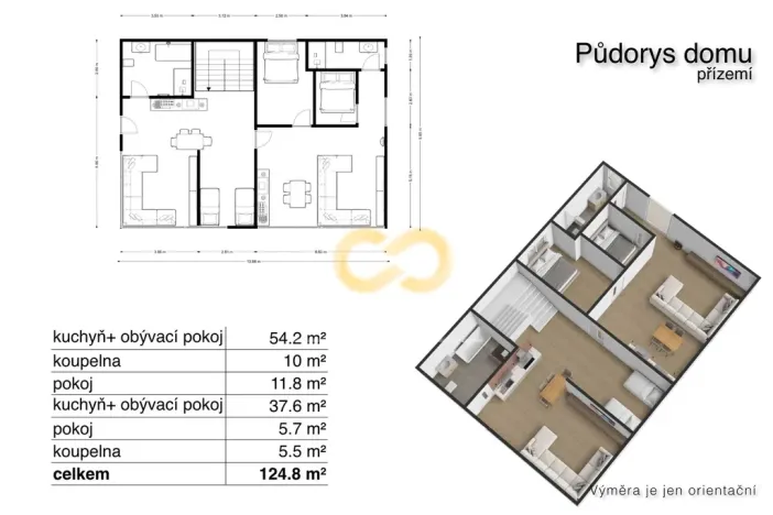 Prodej apartmánu, Černá v Pošumaví - Plánička, 202 m2