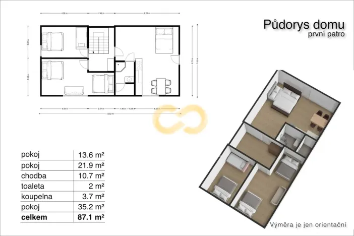 Prodej apartmánu, Černá v Pošumaví - Plánička, 202 m2