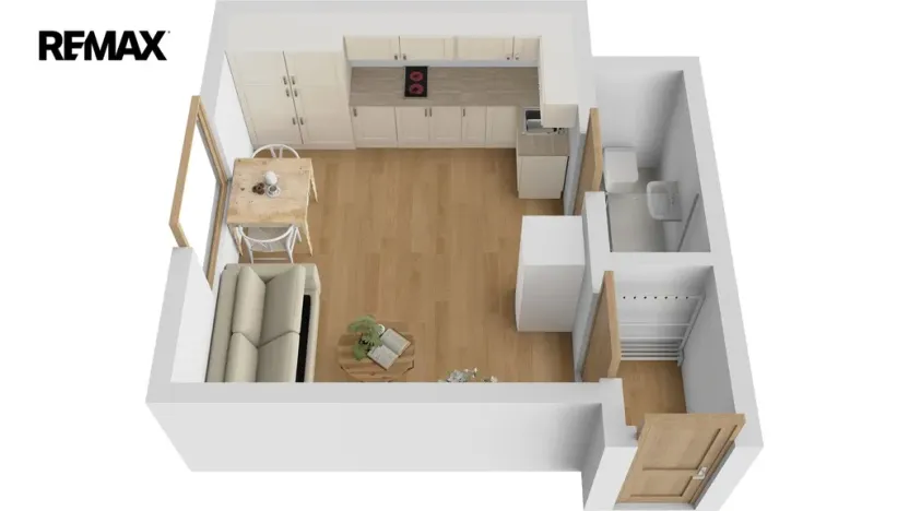 Pronájem bytu 1+kk, Hradec Králové - Pražské Předměstí, Jiřího Purkyně, 21 m2