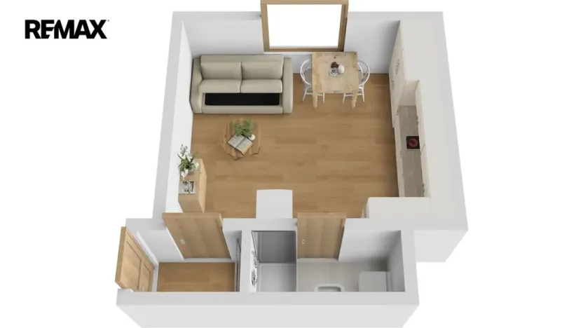 Pronájem bytu 1+kk, Hradec Králové - Pražské Předměstí, Jiřího Purkyně, 21 m2