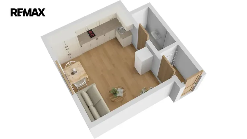 Pronájem bytu 1+kk, Hradec Králové - Pražské Předměstí, Jiřího Purkyně, 21 m2