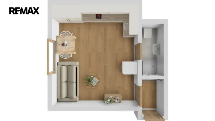 Pronájem bytu 1+kk, Hradec Králové - Pražské Předměstí, Jiřího Purkyně, 21 m2