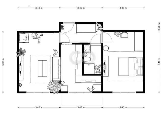 Prodej bytu 2+1, Prachatice, Husinecká, 68 m2