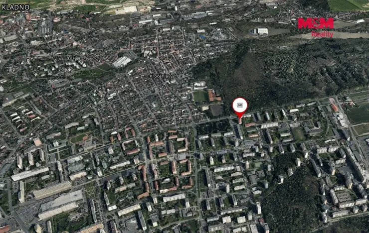 Pronájem bytu 2+1, Kladno - Kročehlavy, Pražská, 52 m2