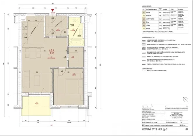 Pronájem bytu 2+kk, Brno - Slatina, Řípská, 59 m2