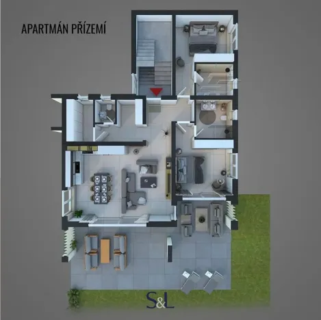 Prodej bytu 3+kk, Barbat na Rabu, Chorvatsko, 107 m2