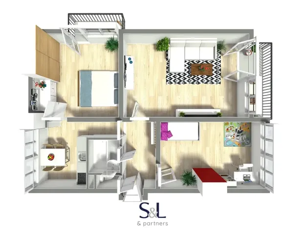 Prodej bytu 3+1, Mladá Boleslav, Jilemnického, 71 m2