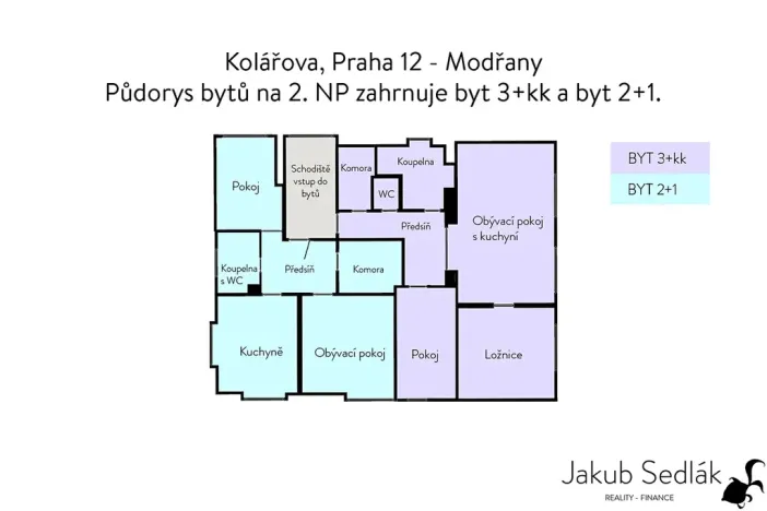 Prodej bytu 6+kk a větší, Praha - Modřany, Kolářova, 129 m2