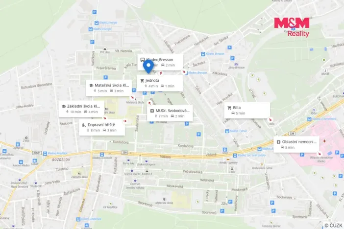 Prodej bytu 4+1, Kladno, Mládežnická, 86 m2