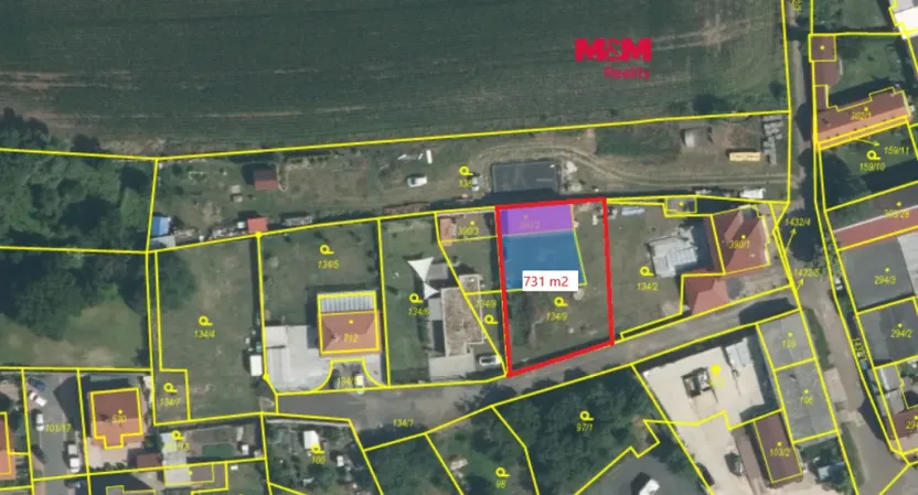 Prodej pozemku pro bydlení, Budyně nad Ohří, K Trávníku, 731 m2