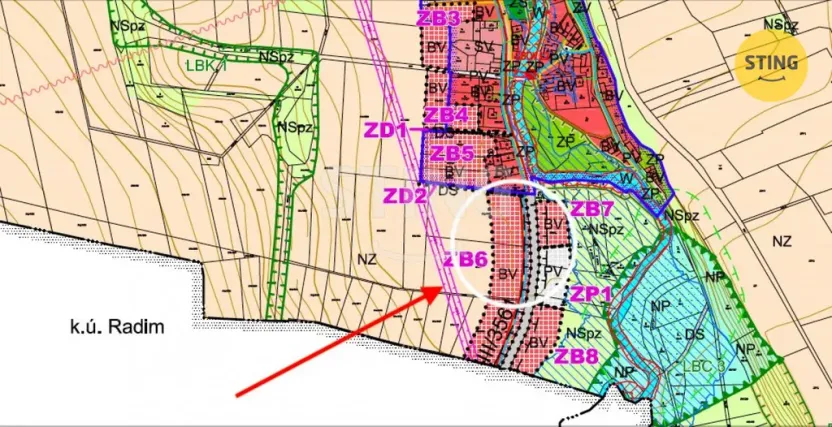 Prodej pozemku pro bydlení, Lozice, 1167 m2