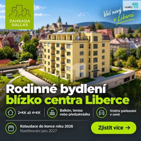 Prodej bytu 2+kk, Liberec - Liberec X-Františkov, Švermova, 69 m2