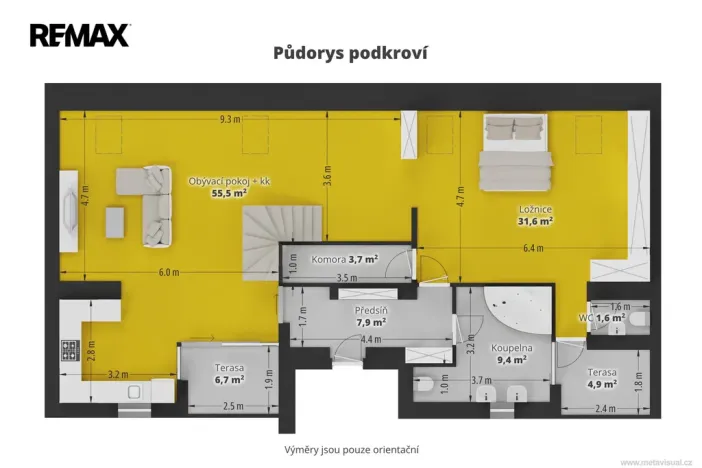 Prodej bytu 3+kk, Praha - Žižkov, Křišťanova, 144 m2