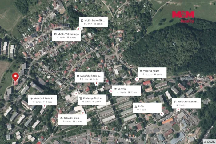 Prodej bytu 1+kk, Chlumec, Zalužanská, 34 m2
