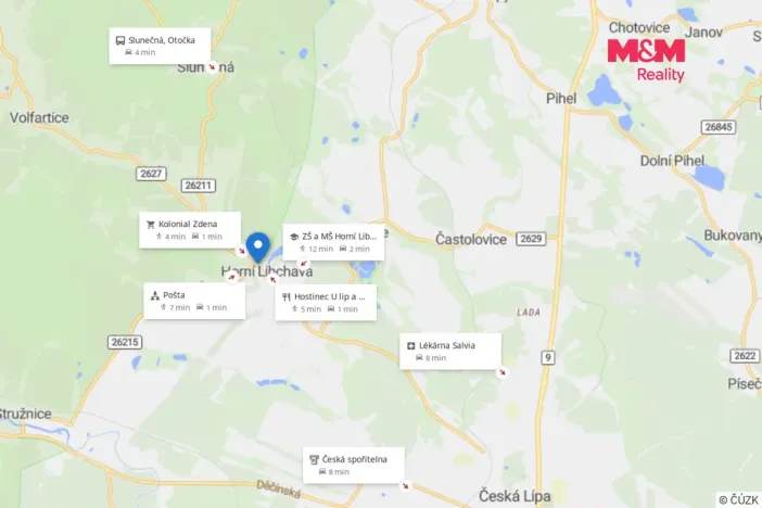 Prodej pozemku pro bydlení, Horní Libchava, 957 m2