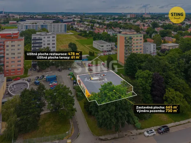 Prodej restaurace, Ostrava, Starobělská, 539 m2