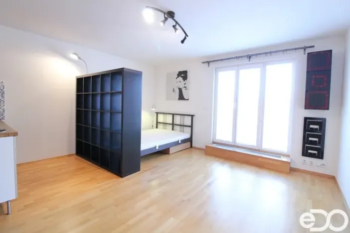 Pronájem bytu 1+kk, Praha - Holešovice, Osadní, 33 m2
