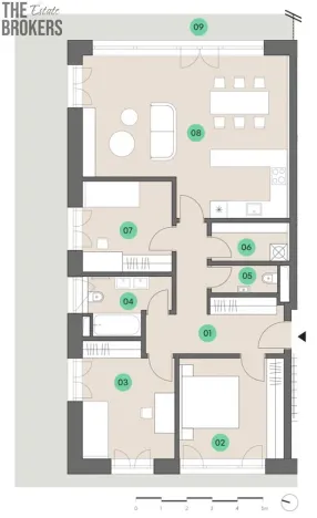 Prodej bytu 4+kk, Praha - Lochkov, Ke Slivenci, 100 m2