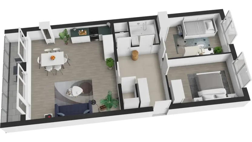 Prodej bytu 3+1, Praha - Čimice, Ouholická, 79 m2