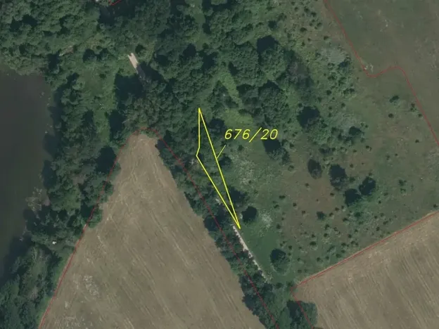 Dražba pole, Chlum u Třeboně, 312 m2