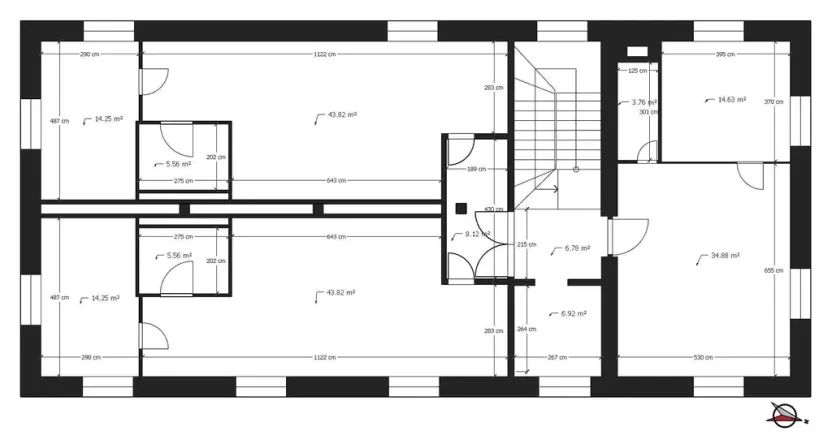 Pronájem bytu 2+kk, Dašice, Štenclova, 64 m2