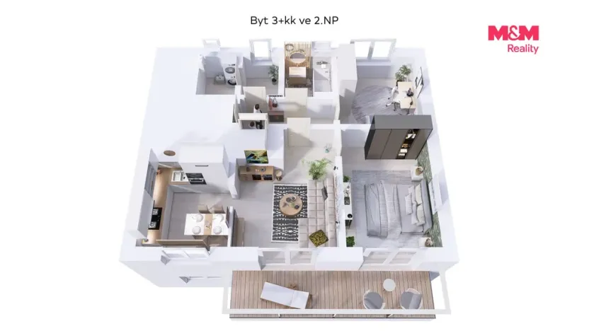 Prodej bytu 3+kk, Kamenný Újezd, 79 m2