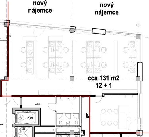 Pronájem kanceláře, Brno - Žabovřesky, Sochorova, 131 m2