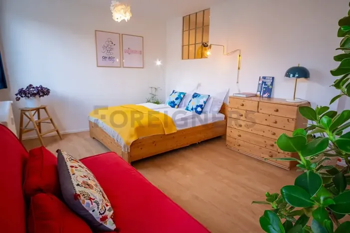 Pronájem bytu 1+1, Praha - Žižkov, Baranova, 35 m2