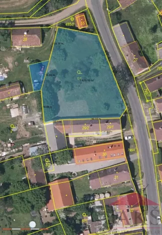 Prodej zahrady, Sušice, 1675 m2