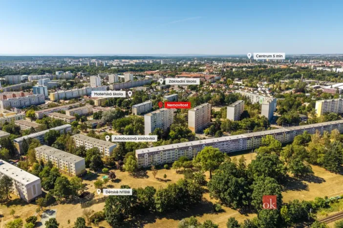 Prodej bytu 3+1, Hradec Králové - Slezské Předměstí, Severní, 53 m2