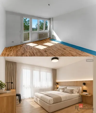 Prodej bytu 3+1, Hradec Králové - Slezské Předměstí, Severní, 53 m2