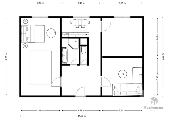 Prodej bytu 2+1, Ústí nad Labem - Bukov, Dukelských hrdinů, 52 m2
