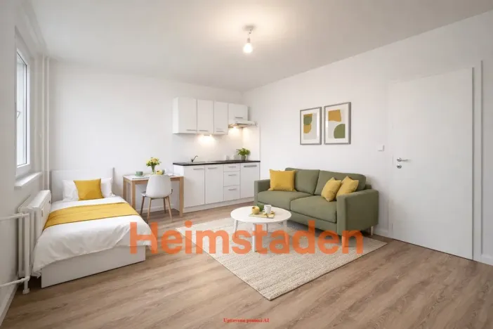 Pronájem bytu 1+kk, Frýdek-Místek - Frýdek, Nad Stadionem, 30 m2