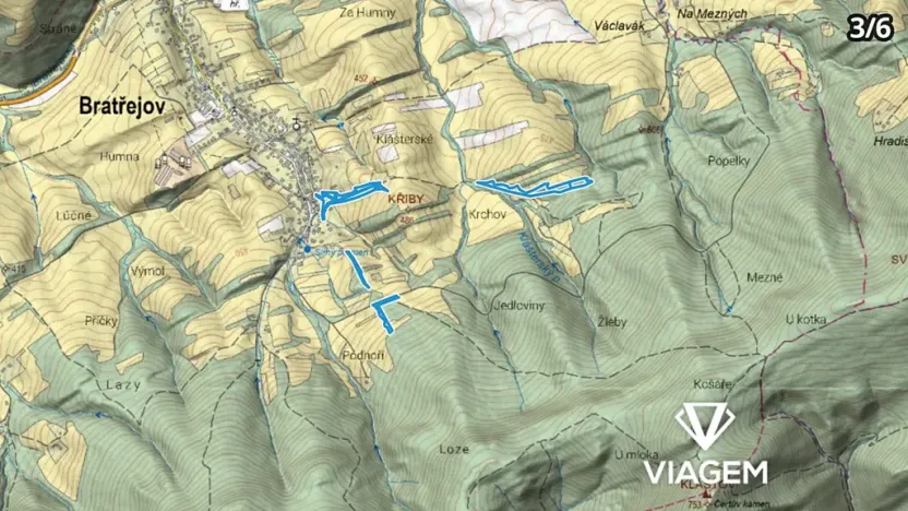 Prodej podílu pole, Bratřejov, 1077 m2