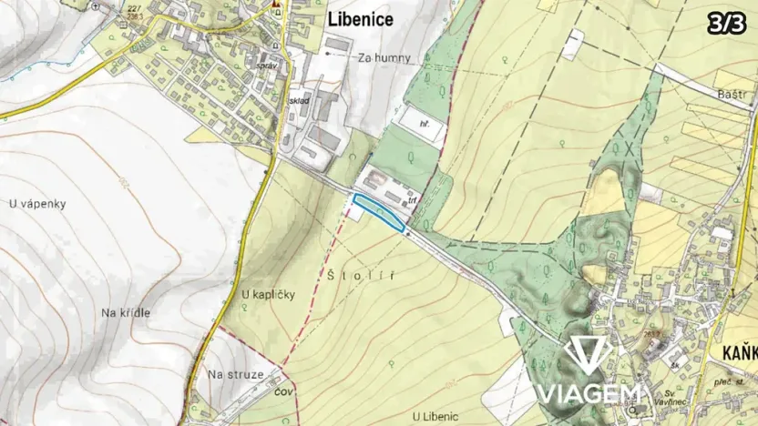 Prodej podílu pole, Libenice, 1743 m2