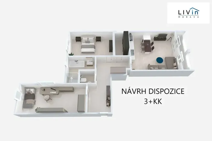 Prodej bytu 3+kk, Olomouc, Javoříčská, 95 m2