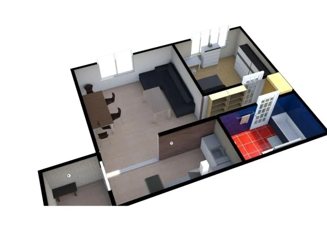 Pronájem bytu 2+kk, Praha - Michle, Počátecká, 53 m2